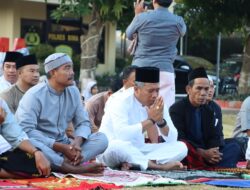 Kapolres Bima AKBP Eko Sutomo S I.K.,M.I.K., Laksanakan Sholat Idul Adha 1445 H/ 2024 M Bersama Masyarakat