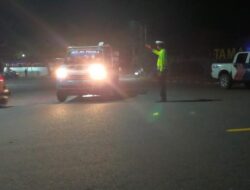 Menjamin Kamseltibcar lantas Aman, Satlantas Polres Bima Laksanakan Patroli Pengamanan  Malam Hari