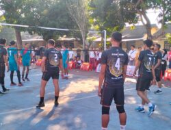 Tim Bola Volly Res Bima Kota Unggul 2:0 Melawan Tim Direktorat Binmas & Polairud Polda NTB