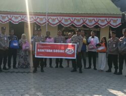 Mengisi  HUT Bhayangkara Ke-78 Dengan Kegiatan Kemanusiaan, Polsek KP3 Bandara SMS Bima Salurkan Bantuan Sosial Kepada Masyarakat Yang Membutuhkan