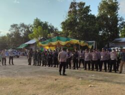 Kabag OPS Polres Bima  Pimpin Pengamanan Pesta Rakyat di Desa Tonda