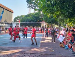 Polres Bima Kota Taklukkan Dit Samapta dengan Skor 3-0 dalam Perebutan Juara Ketiga Turnamen Voli Kapolda Cup