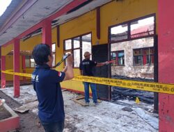 Lima Ruang KBM di SMPN I Woha Terbakar,  Satreskrim Polres Bima Terjunkan Tim Inafis