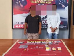 Dua Pengedar Sabu Beroperasi di Seputaran Wera Berhasil Digulung Tim Opsnal Sat Narkoba Polres Bima Kota