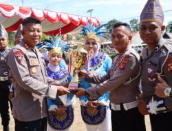 Semarak HUT Bhayangkara Ke-78, Kapolres Bima AKBP Eko Sutomo S.I.K,M.I.K., Inisiasi  Lomba Senam Kreasi