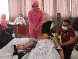Hari Bhayangkara, Polres bima Kota Gelar Donor Darah
