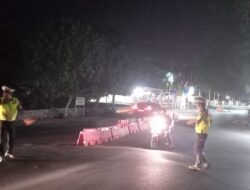 Cegah Kecelakaan dan Tindak Kriminal Malam Hari, Satlantas Polres Bima Laksanakan Patroli dan Pengaturan Lalulintas