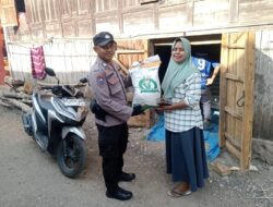 Pastikan Bansos Dari Bapanas Tepat Sasaran  Polsek Belo Terjunkan Personelnya