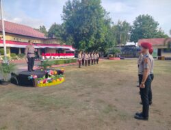 39 Personel Polres Bima Korsps Kenaikan Pangkat di Momen Hari Bhayangkara Ke-78