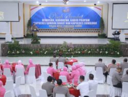Kapolres Bima AKBP Eko Sutomo S.I.K.,M.I.K., Menghadiri Pisah Sambut PJU Polda NTB dan Dua Kapolres Jajaran Polda NTB