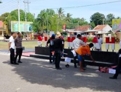 Rekonstruksi Kasus Pembunuhan di Desa Tangga di Gelar Satreskrim Polres Bima