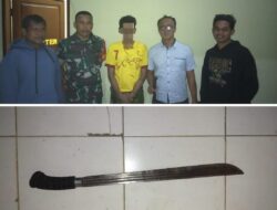 Bhabinkamtibmas Polsek Monta, Amankan Terduga Pelaku Penganiayaan di Desa Tolouwi