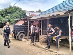 Antisipasi Guankamtibmas Pasca Meninggalnya Korban Penganiayaan Sat Samapta Polres Bima Laksanakan Patroli Sambang di Desa Tolouwi