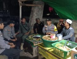 Patroli Dialogis Jelang Tahapan Pilkada Polsek Sanggar Tingkatkan Patroli dan Sambang  Warga Malam Hari