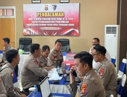 Seksi Pengawasan Polres Bima, Laksanakan Monitoring Audit Kinerja Itwasum Polri Thn 2024 Tahap II Aspek pelaksanan danpengendalian Satker jajaran Polda NTB