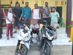 Personil Polsek Rastim Gerak Cepat Evakuasi Spesialis Curanmor Diamuk Massa, Kepergok Curi Sepeda Motor