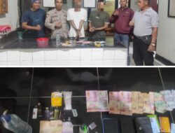 Asyik Menikmati Narkoba Jenis Shabu Dua Pria Asal Desa Tumpu ini Diciduk Personel Polsek Bolo