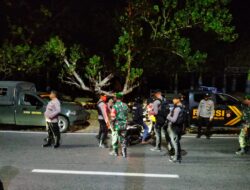 Patroli Gabungan TNI-Polri Ciptakan Kondisi Aman di Malam Minggu: Wilayah Polres Bima Kota Tertib dan Terawasi