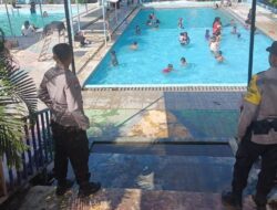 PAM Wisata, Personel Polsek Madapangga Himbau Keselamatan Pengunjung Kolam Renang