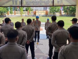 Pastikan Personil Tetap Disiplin Kerja, Kabid Propam Polda NTB Berkunjung ke Polres Bima Kota