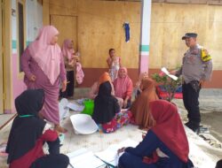 Bhabinkamtibmas Polsek Sanggar, Sosialisasi Pencegahan TPPO di Desa Binaan