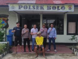 Kurang Dari 24 Jam Polsek Bolo Ringkus Terduga Pelaku Penganiyaan di Desa Rato