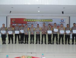 Polres Bima Raih Penghargaan Penilaian Kepatuhan Penyelenggaraan Pelayanan Publik Dari Ombudsman RI