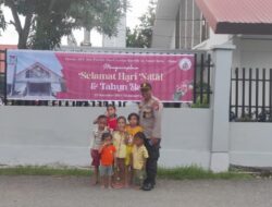 Personel Pos Pam Raba OPS Lilin Rinjani 2024 Laksanakan Patroli di Gereja Santo Yusuf