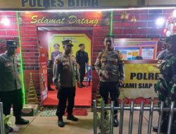 Pastikan Persiapan Pengamanan Nataru, Wakapolres Bima Cek Pos Pelayanan Terpadu Operasi Lilin Rinjani 2024
