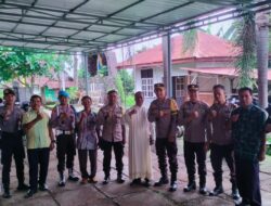 Wakapolres Bima, Pastikan Kesiapan Personel Pengamanan Nataru Cek Pos Pengamanan di Kecamatan Donggo