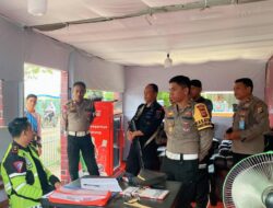 Kasat Lantas Polres Bima Dampingi Tim Supervisi Polda NTB Cek Pos Pelayanan Terpadu Operasi Lilin Rinjani 2024