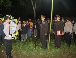 Beri Penghormatan Terakhir, Wakapolres Bima Jadi Irup Pemakaman Anggota Polres Manggarai Polda NTT