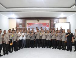 Kapolres Bima AKBP Eko Sutomo S.I.K.,M.I.K.,Pimpin Sosialisasi DIPA T.A. 2024  dan Penandatanganan Fakta Integritas