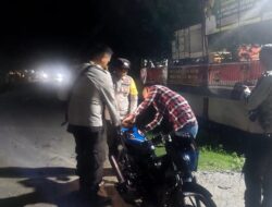 Pastikan Kamtibmas Kondusif Menjelang Tahun Baru Polsek Monta Gelar Razia Cipta Kondisi