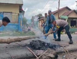 Ganggu Fasilitas Umum dan Resahkan Masyarakat, Kapolres Bima  AKBP Eko Sutomo S.I.K.,M.I.K.,Buka Blokir Jalan di Desa Dadibou