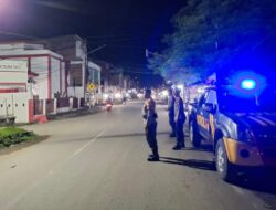 Polsek Woha Intensifkan Patroli Cipkon Malam Hari Untuk Cegah Kejahatan Jalanan