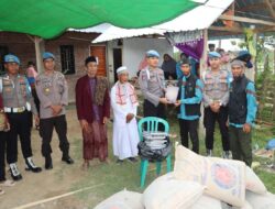 Si Propam Polres Bima Salurkan Bantuan Semen, Alquran dan Iqro Pimpinan Rumah Qur’an Alfirah: Terimakasih Bapak Kapolres Bima .