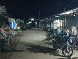 Patroli Rutin Malam Hari, Polsek Woha Minimalisir dan Cegah Tindak Kriminal dan Imbau Warga Tidak Main Hakim Sendiri