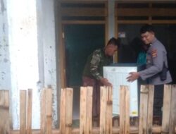 Polsek Bolo Pantau Banjir Kapolres Bima Tegaskan Seluruh Jajaran Selalu Siap Membantu Warga Yang Terdampak Banjir