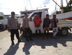 Polsek Kawasan Pelabuhan Laut Bima Laksanakan Patroli Rutin di Areal Dermaga Pelabuhan Laut Bima