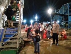 Polsek Kawasan Pelabuhan Laut Bima Gelar Patroli Rutin di Areal Dermaga Pelabuhan
