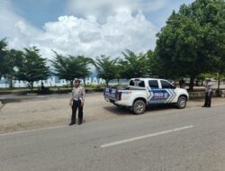 Sat Lantas Polres Bima Kota Gelar Patroli di Tempat Wisata Saat Libur Imlek 2025