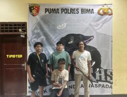 Rampas Handphone, Pria Bertato Asal Desa Ngali ini Dibekuk Satreskrim Polres Bima