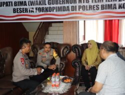 AKBP Didik Putra Kuncoro S.I.K., M.Si Terima Silaturahmi Bupati Bima (Wakil Gubernur NTB Terpilih 2025-2029) Beserta Forkopimda di Polres Bima Kota