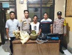 Gasak Beras dan Kompor Gas Pria 24 tahun Ini diamankan Unit Reskrim Polsek Madapangga