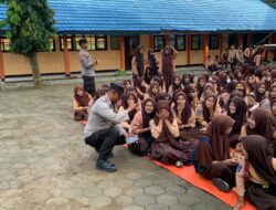 Melalui Program Police go to School, Polsek Monta Imbau Pelajar SMPN I Monta Jauhi Narkoba dan Bijak Dalam Bermedsos