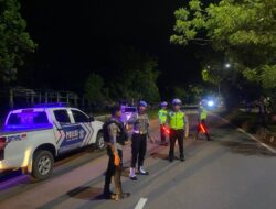 Polres Bima Kota Patroli KRYD Malam Minggu, Ciptakan Situasi Aman dan Kondusif