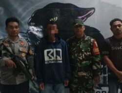 Personil Polsek Woha Amankan Salah Satu Terduga Pelaku Penganiayaan di Desa Pandai