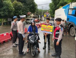 Hari Pertama Operasi Keselamatan Rinjani 2025, Satlantas Polres Bima Berikan Sanksi Teguran Kepada 35 Pelanggar
