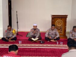 Giat Binrohtal Polres Bima Kota Tingkatkan Iman dan Taqwa Personel